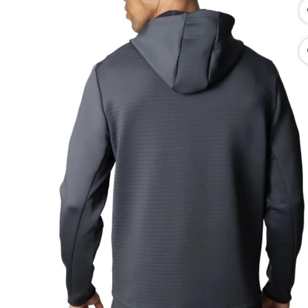 Spyder Active Men's Long Sleeve Stretch Full Zip Hoodie Jacket Black Size L New - Picture 2 of 13